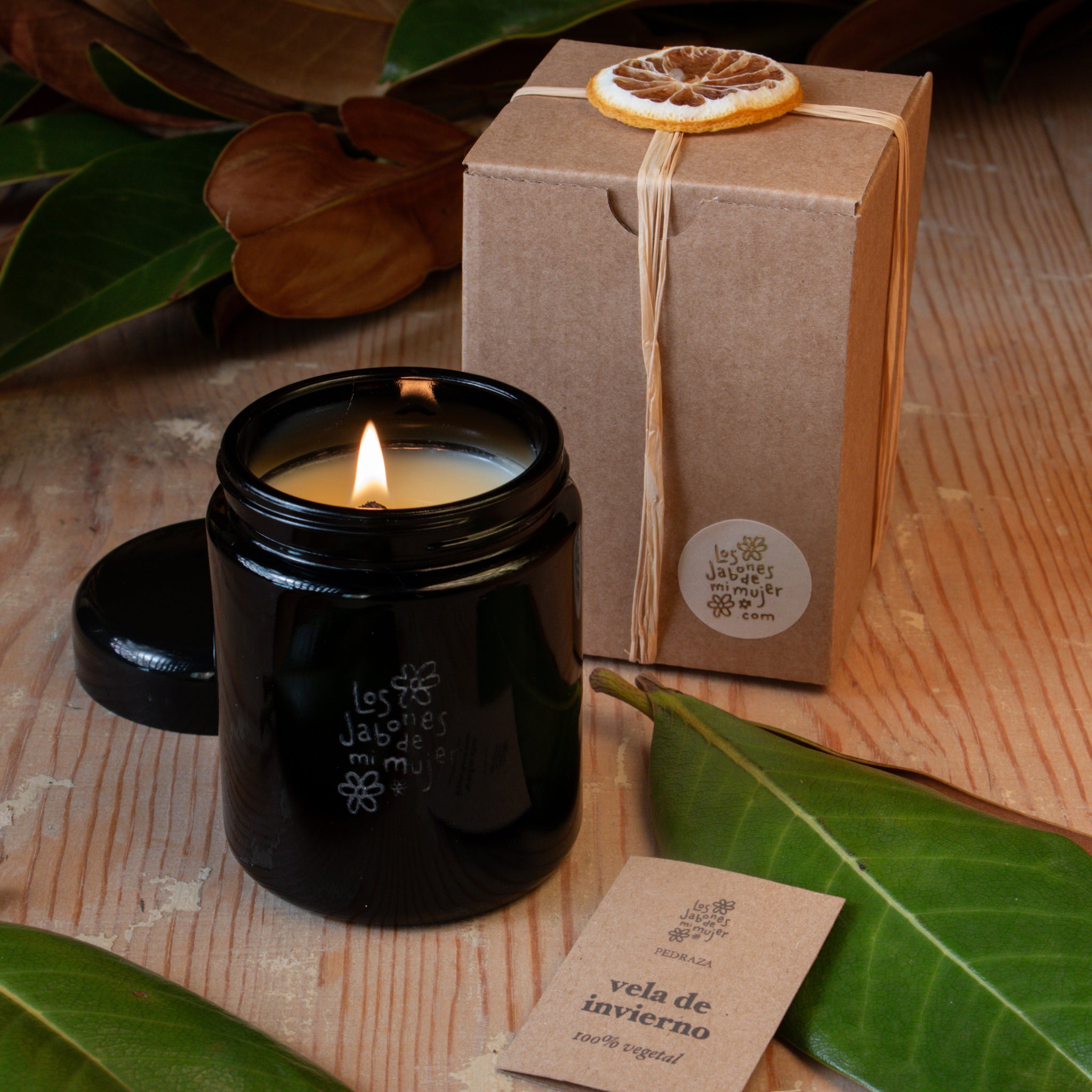 Vela de soja natural - Los Jabones de Mi Mujer