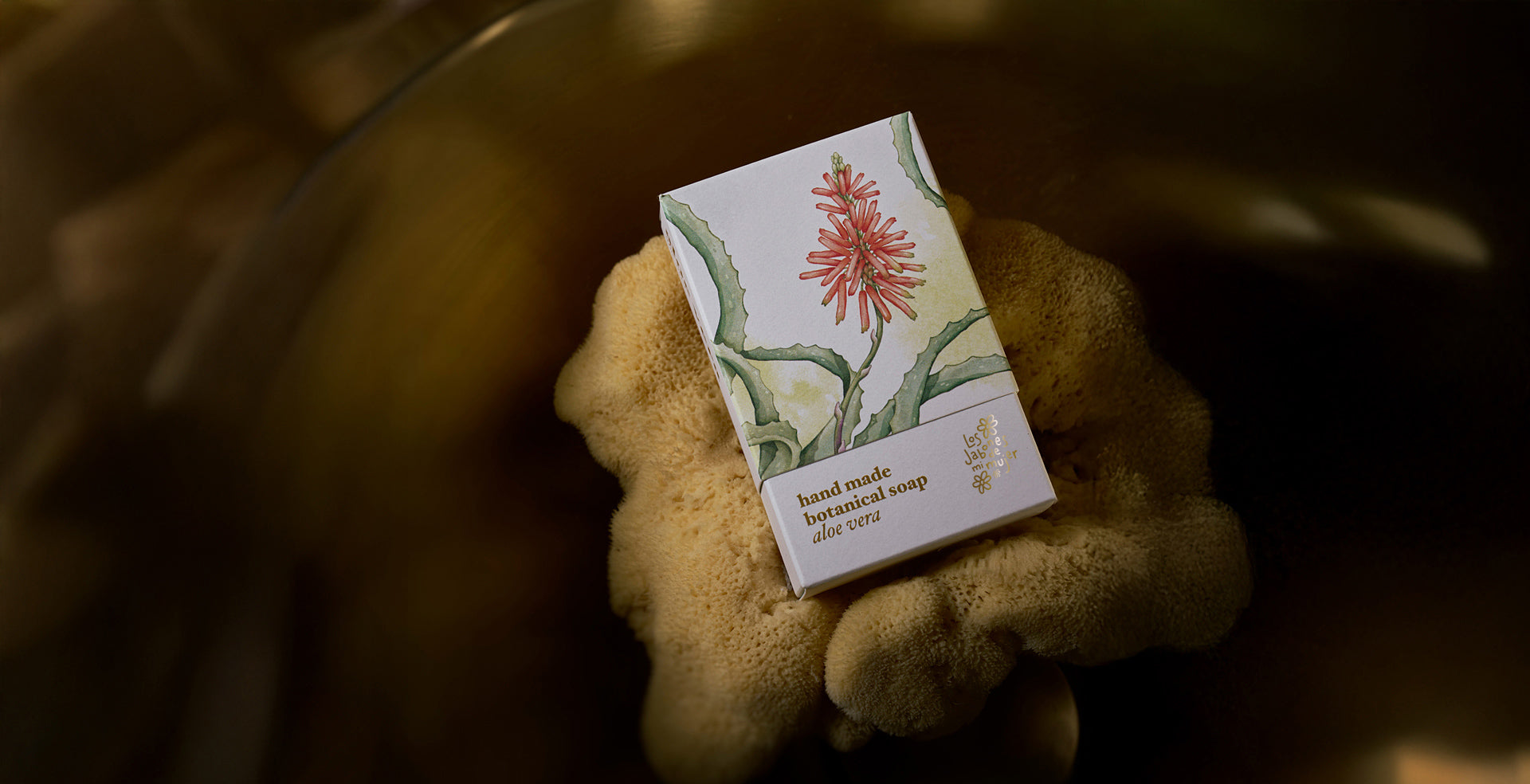 Jabón natural de aloe vera