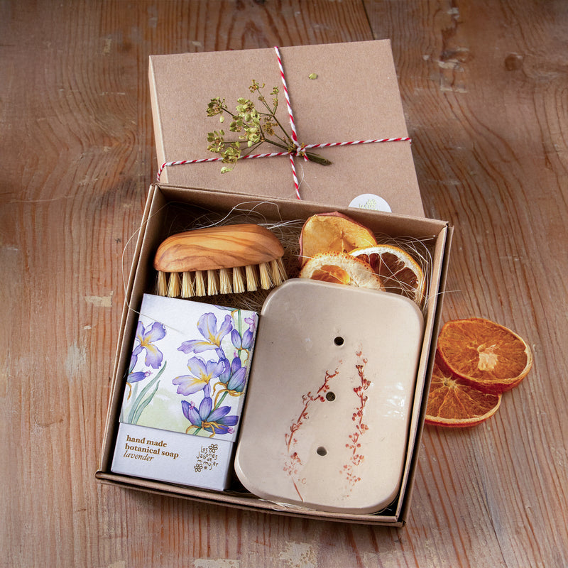 Caja Regalo Jabonera Ceramica artesanal