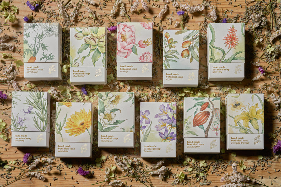 Packaging de jabones artesanales Los Jabones de Mi Mujer