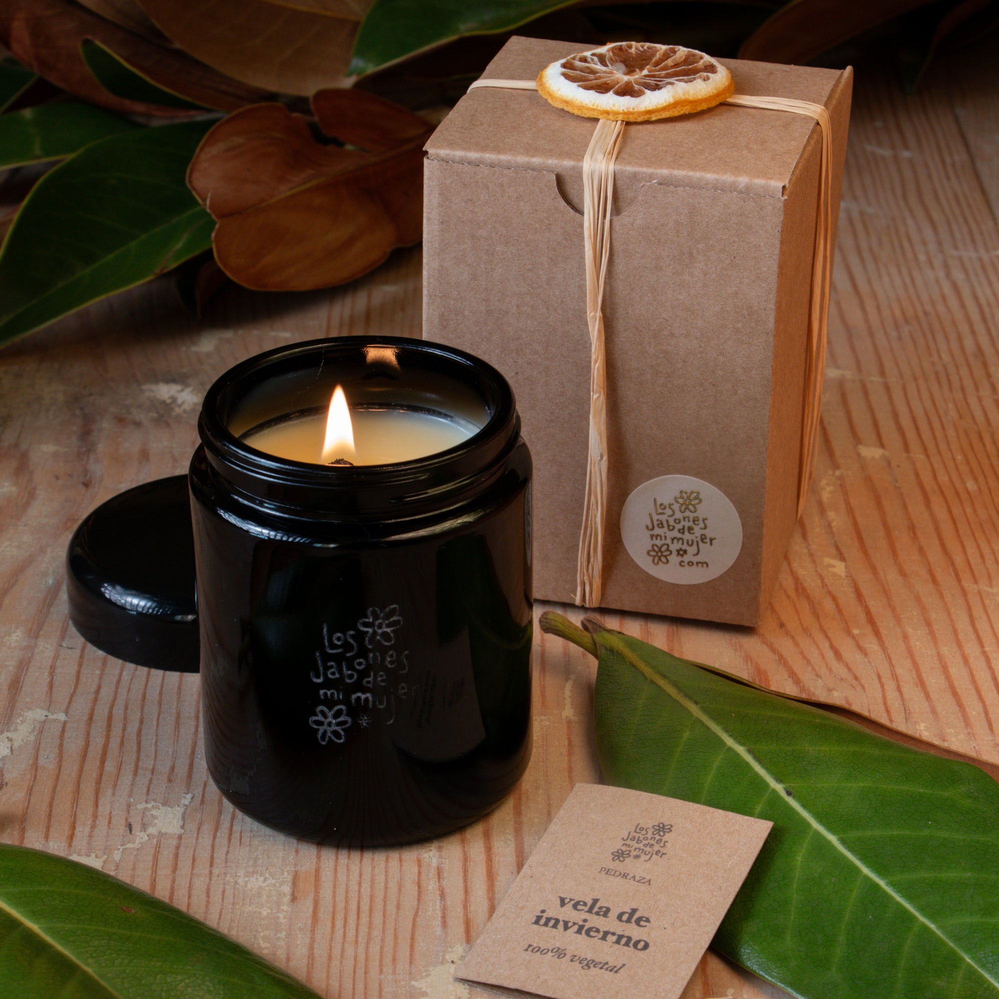 Vela de soja natural  - Los Jabones de Mi Mujer
