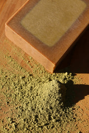 Jabón artesanal de Té Verde con matcha - Los Jabones de Mi Mujer