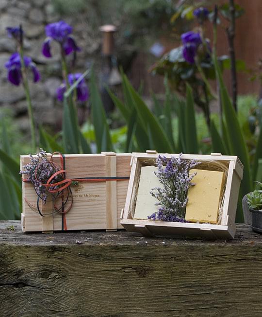 Caja de madera de 2 jabones - Los Jabones de Mi Mujer