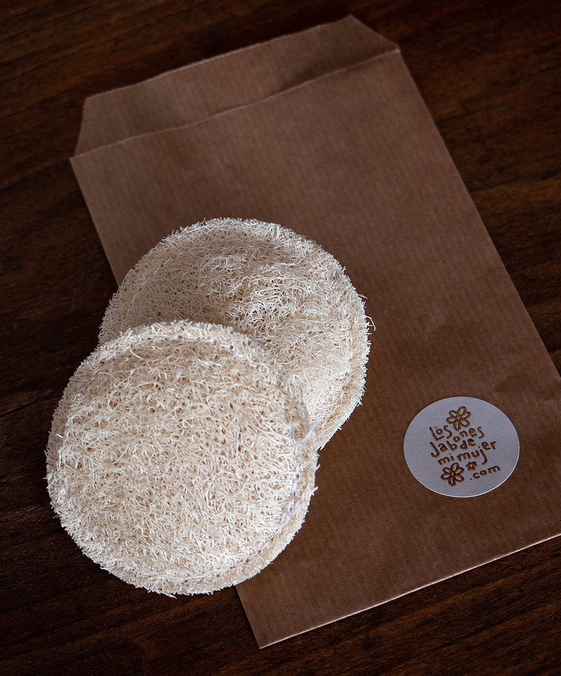 Discos Luffa Peeling Facial - Los Jabones de Mi Mujer