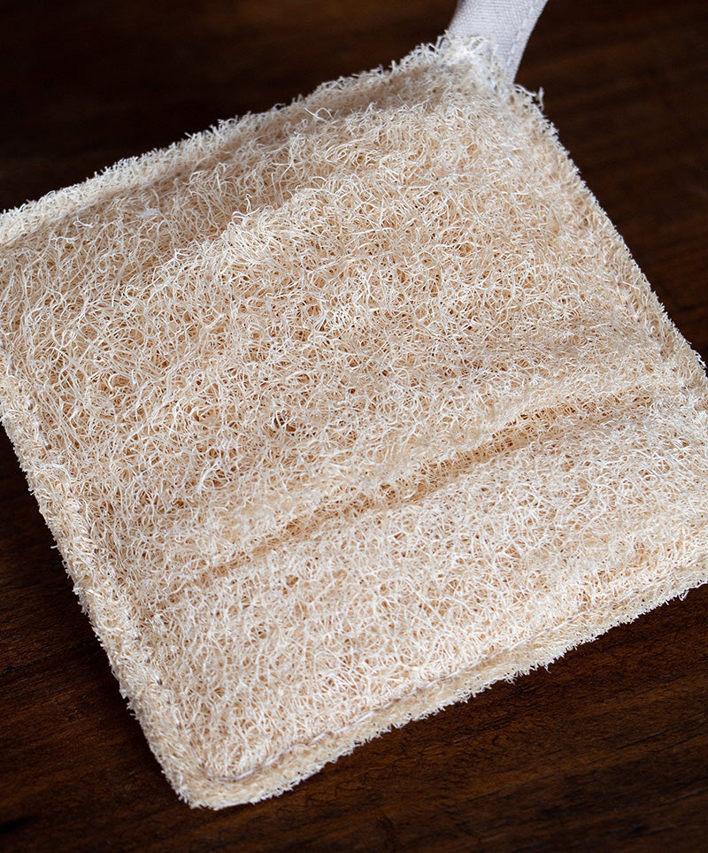 Esponja cuadrada de luffa - Los Jabones de Mi Mujer