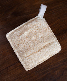 Esponja cuadrada de luffa - Los Jabones de Mi Mujer