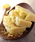Jabón artesanal de Caléndula con flores de caléndula - Los Jabones de Mi Mujer