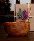 Vela en cuenco de olivo - Los Jabones de Mi Mujer